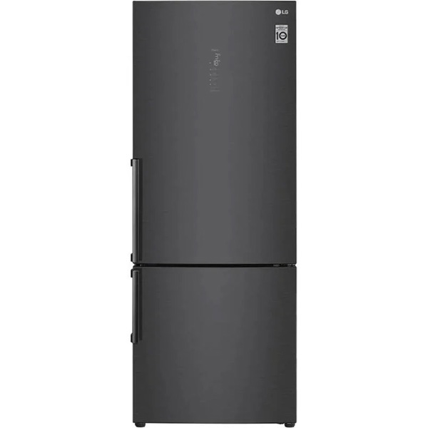 Refrigerator LG GR-B589BQCM.AMCQMER, 446L, A++, 41dB, No Frost, Black