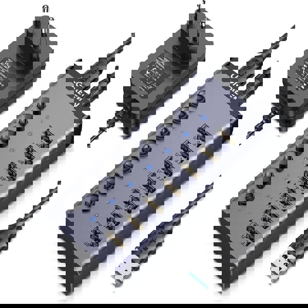 UGREEN CM481 (90307)  USB 3.0 Hub With 7 Ports USB-A 12V 2A, Gray