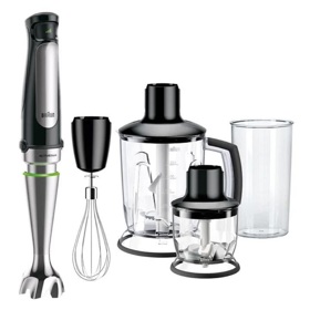 ხელის ბლენდერი Braun MQ7045X HB, 1000W, 1.25L, Blender, Black/Silver