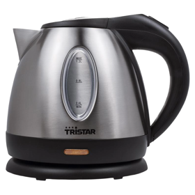 ელექტრო ჩაიდანი Tristar WK-1323, 1500W, 1.2L, Electric Kettle, Black/Silver
