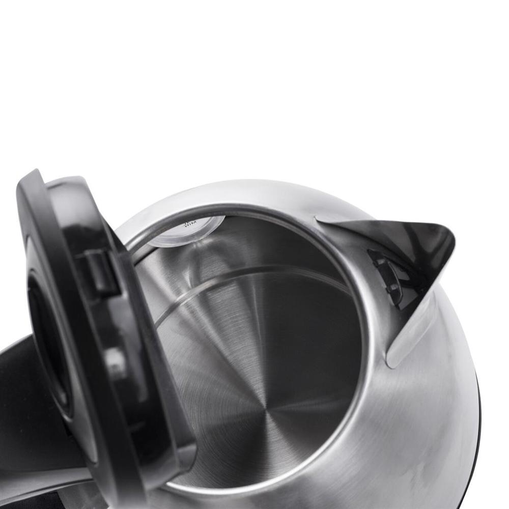 Electric Kettle Tristar WK-1323, 1500W, 1.2L, Black/Silver