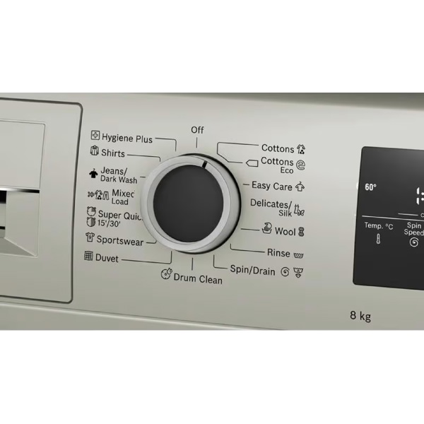 სარეცხი მანქანა Bosch WAN2821XME, 8Kg, 1400Rpm, Washing Machine, Silver