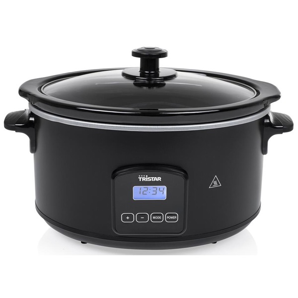 ელექტრო ქვაბი Tristar VS-3920 Digital, 210W, 4.5L, Slowcooker, Black