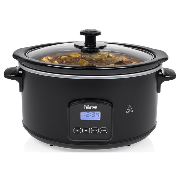 ელექტრო ქვაბი Tristar VS-3920 Digital, 210W, 4.5L, Slowcooker, Black