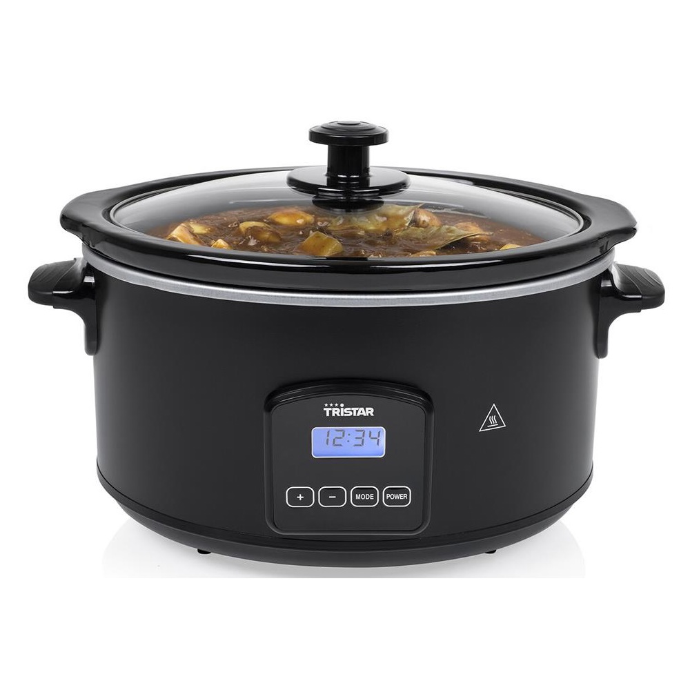 ელექტრო ქვაბი Tristar VS-3920 Digital, 210W, 4.5L, Slowcooker, Black