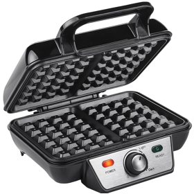ვაფლის აპარატი Tristar WF-2195, 1000W, Waffle Maker, Silver/Black