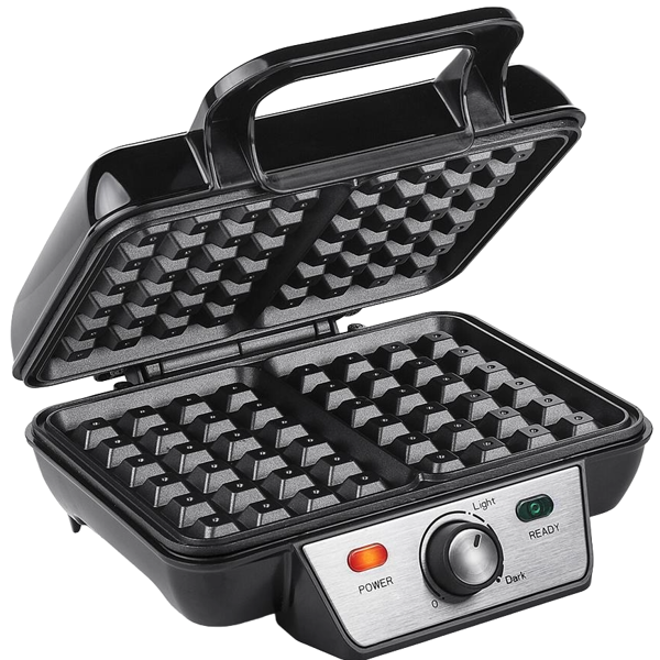 ვაფლის აპარატი Tristar WF-2195, 1000W, Waffle Maker, Silver/Black