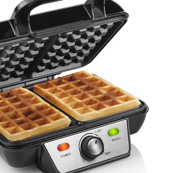 ვაფლის აპარატი Tristar WF-2195, 1000W, Waffle Maker, Silver/Black
