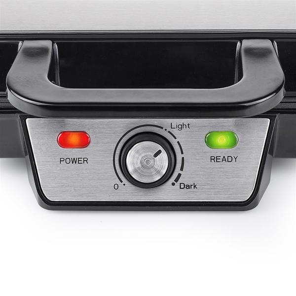 ვაფლის აპარატი Tristar WF-2195, 1000W, Waffle Maker, Silver/Black