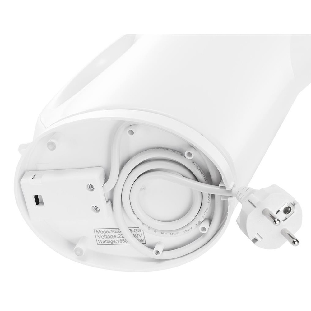 ელექტრო ჩაიდანი Tristar WK-3380, 2200W, 1.7L, Electric Kettle, White