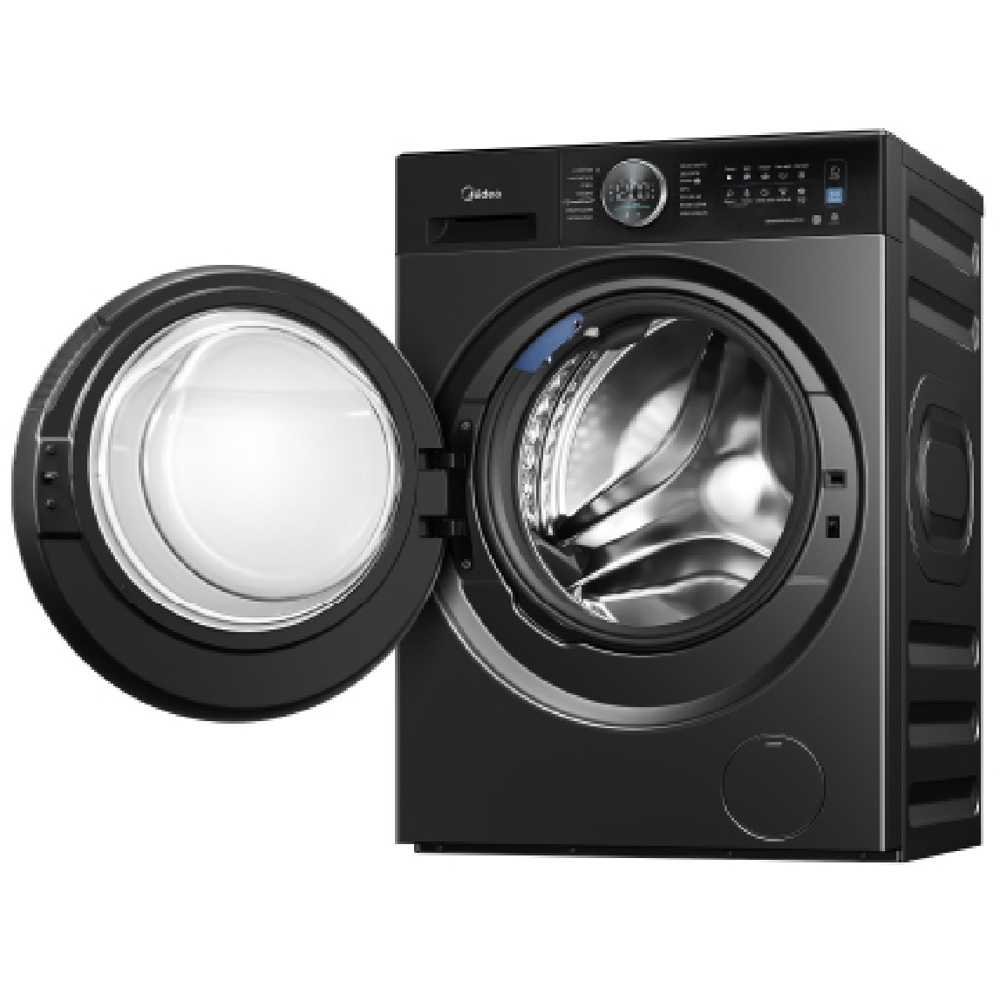 სარეცხი მანქანა Midea MF210W100WB/T, 10Kg, 1400Rpm, A, 72Db, Washing Machine, Black