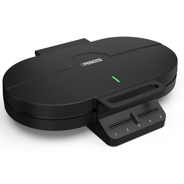 Waffle Maker Princess 132384 Heart-Shaped, 1200W, Black