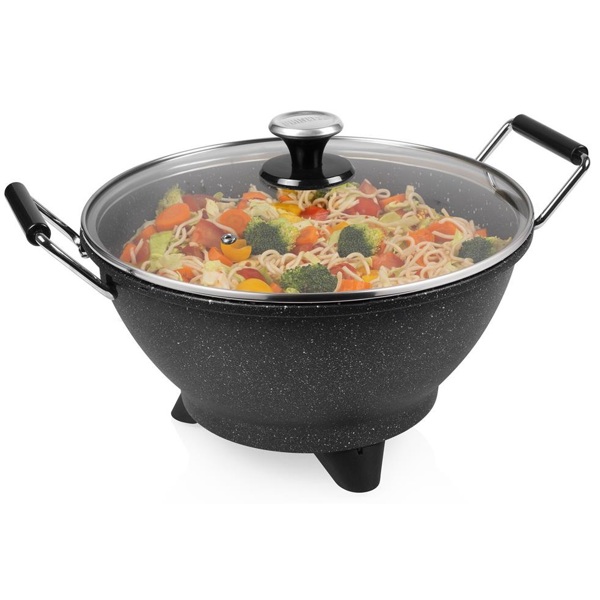 Electric Wok Princess 162389 Stir-Fry, 1400W, 7L, Black