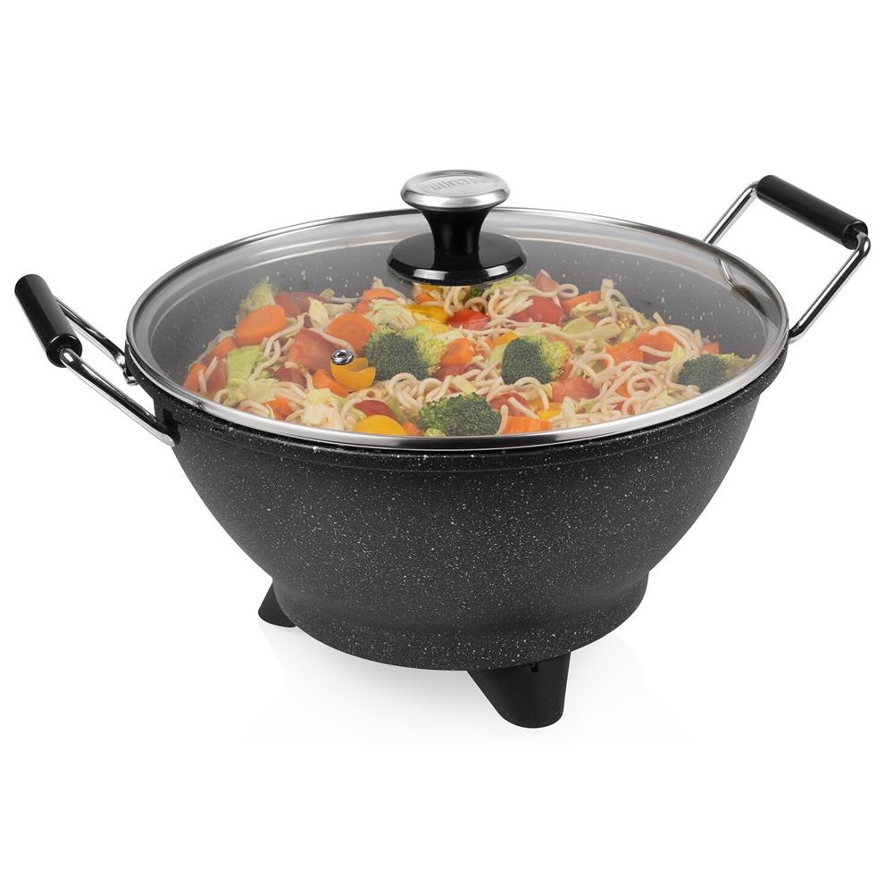 ელექტრო ქვაბი Princess 162389 Stir-Fry, 1400W, 7L, Electric Wok, Black