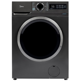 სარეცხი მანქანა Midea MF110W100B/T, 10Kg, A, 1400Rpm, 72Db, Washing Machine, Grey