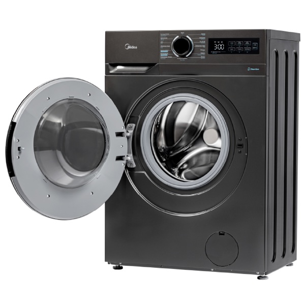 სარეცხი მანქანა Midea MF110W100B/T, 10Kg, A, 1400Rpm, 72Db, Washing Machine, Grey