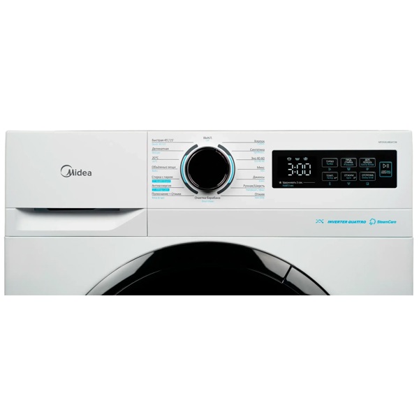 სარეცხი მანქანა Midea MF01814BS47/W, 8Kg, A+++, 1400Rpm, Washing Machine, White