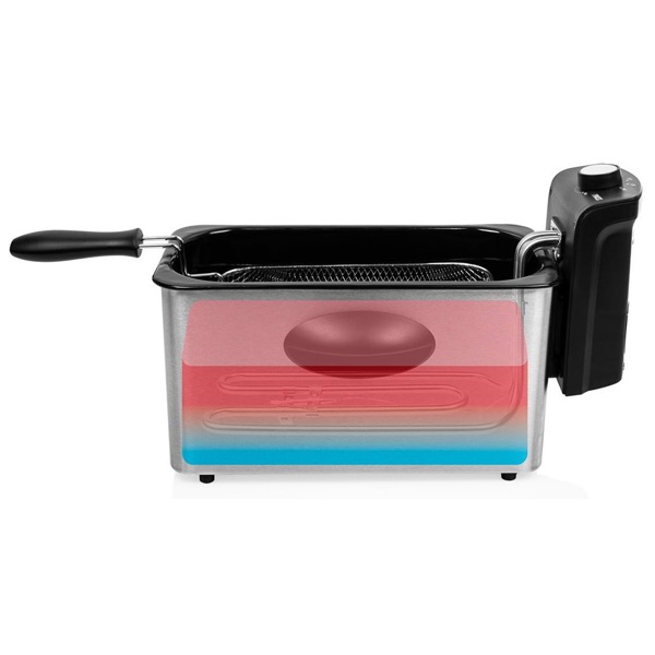 ფრის აპარატი Princess 182604 Deep fryer, 2000W, 3L, Fries Machine, Silver