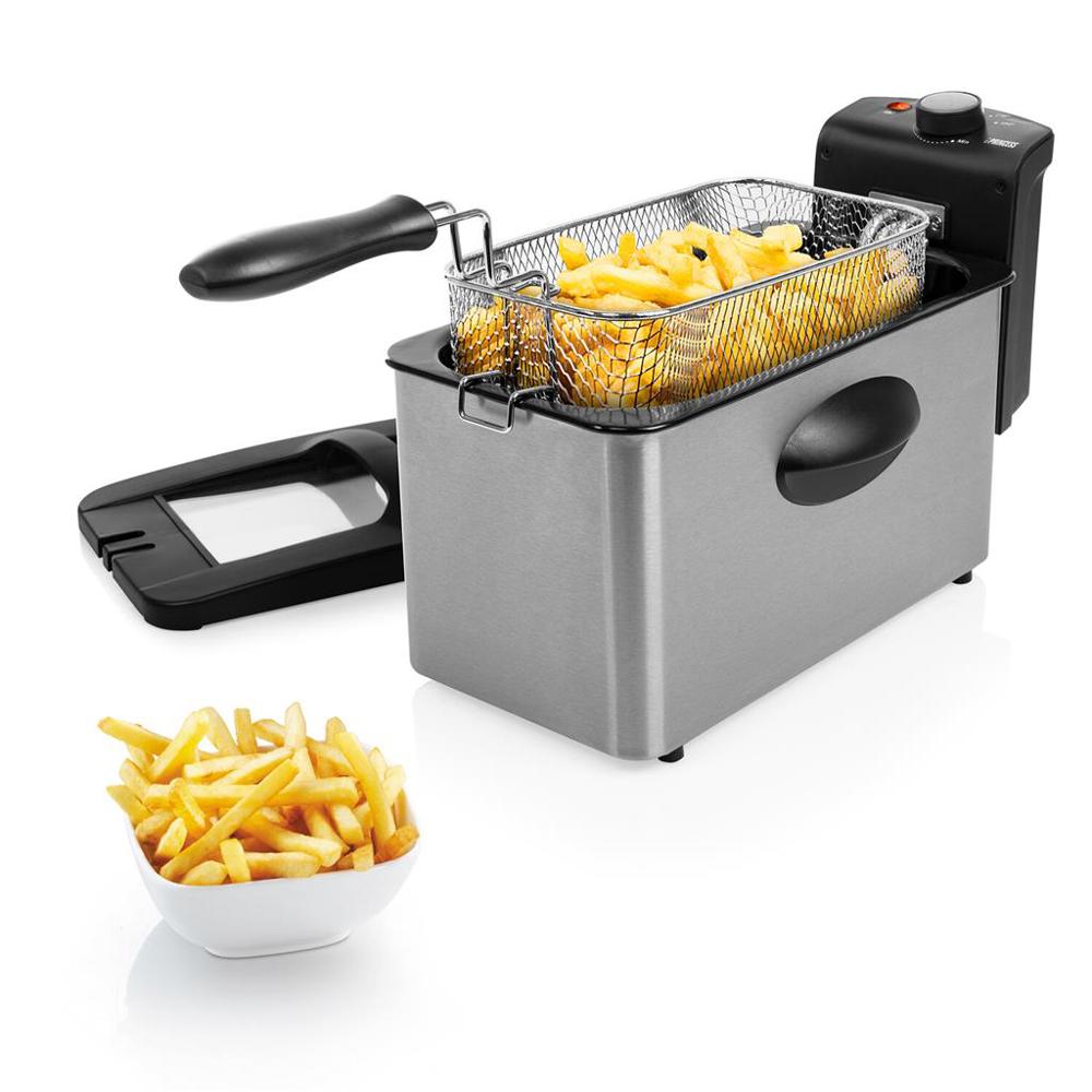 ფრის აპარატი Princess 182604 Deep fryer, 2000W, 3L, Fries Machine, Silver