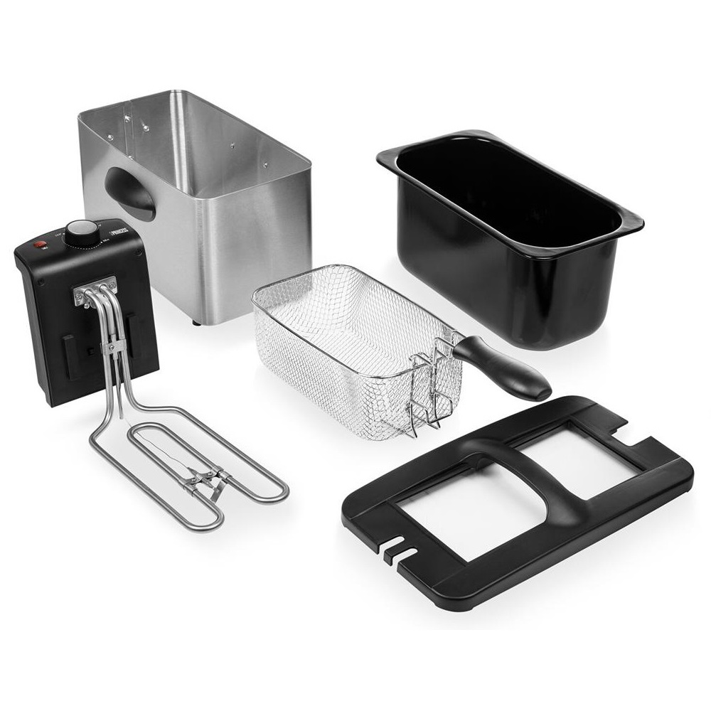 ფრის აპარატი Princess 182604 Deep fryer, 2000W, 3L, Fries Machine, Silver