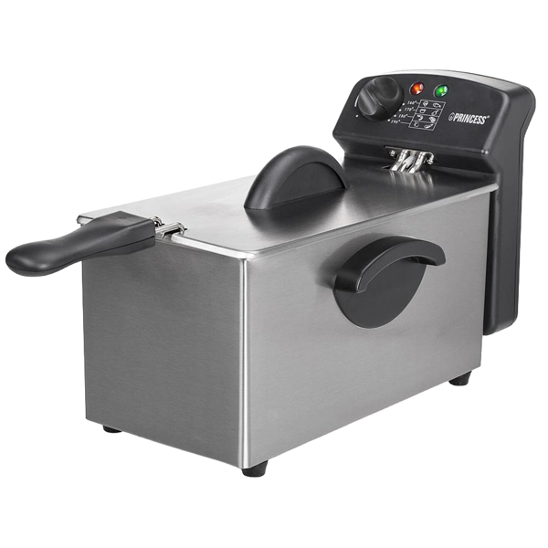 ფრის აპარატი Princess 182626 Family Castel, 2000W, 3L, Fries Machine, Silver