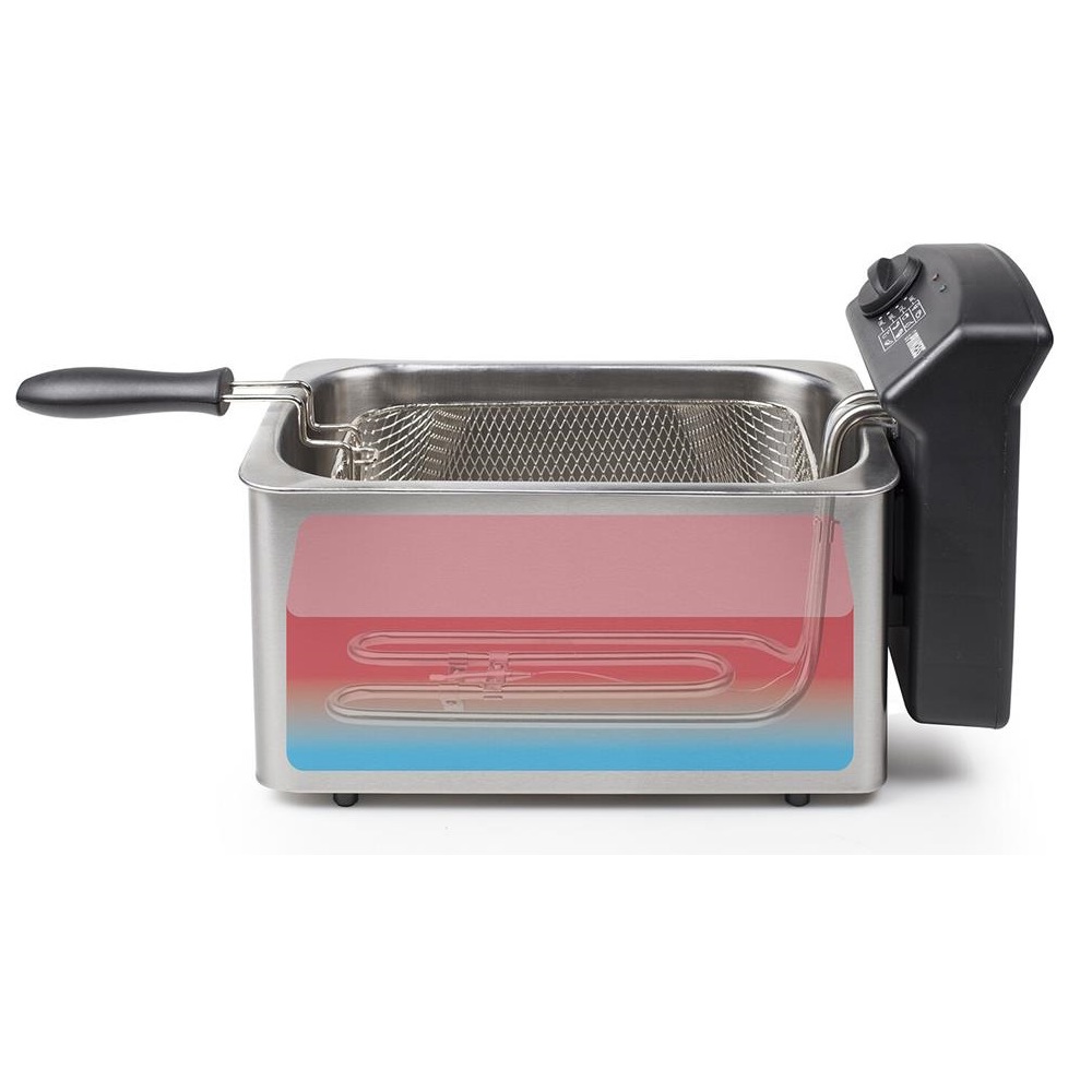 Fries Machine Princess 182626 Family Castel, 2000W, 3L, Silver