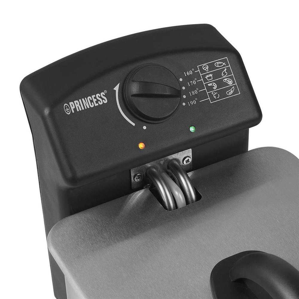 ფრის აპარატი Princess 182642 Deep Fryer, 2000W, 4L, Fries Machine, Silver