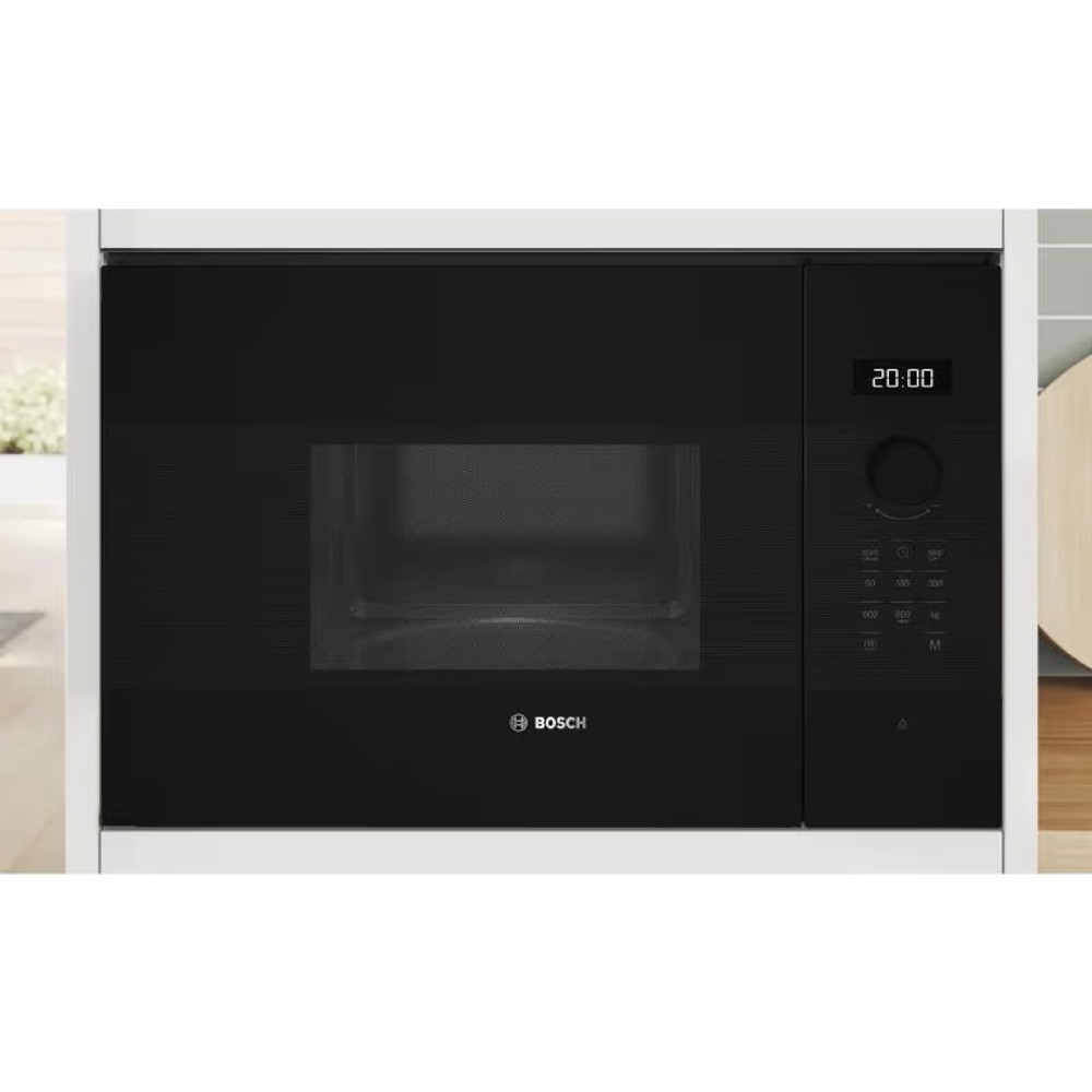 Built-in Microwave Oven Bosch BFL524MB2, 800W, 20L, Black