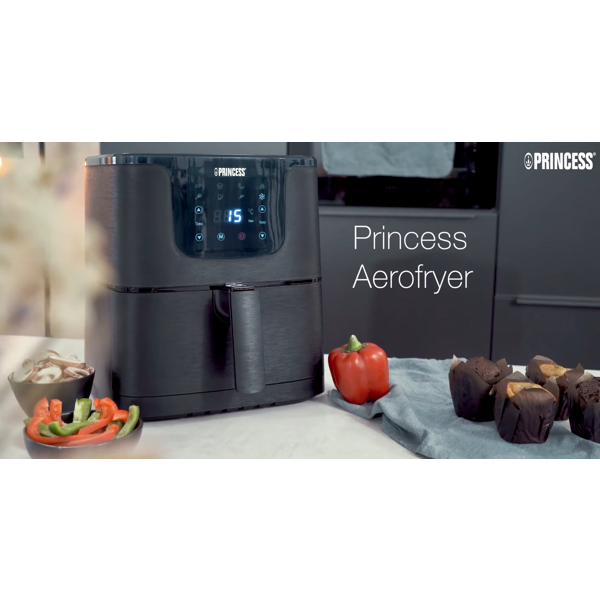 Air Fryer Princess 183014, 1700W, 5.2L, Black