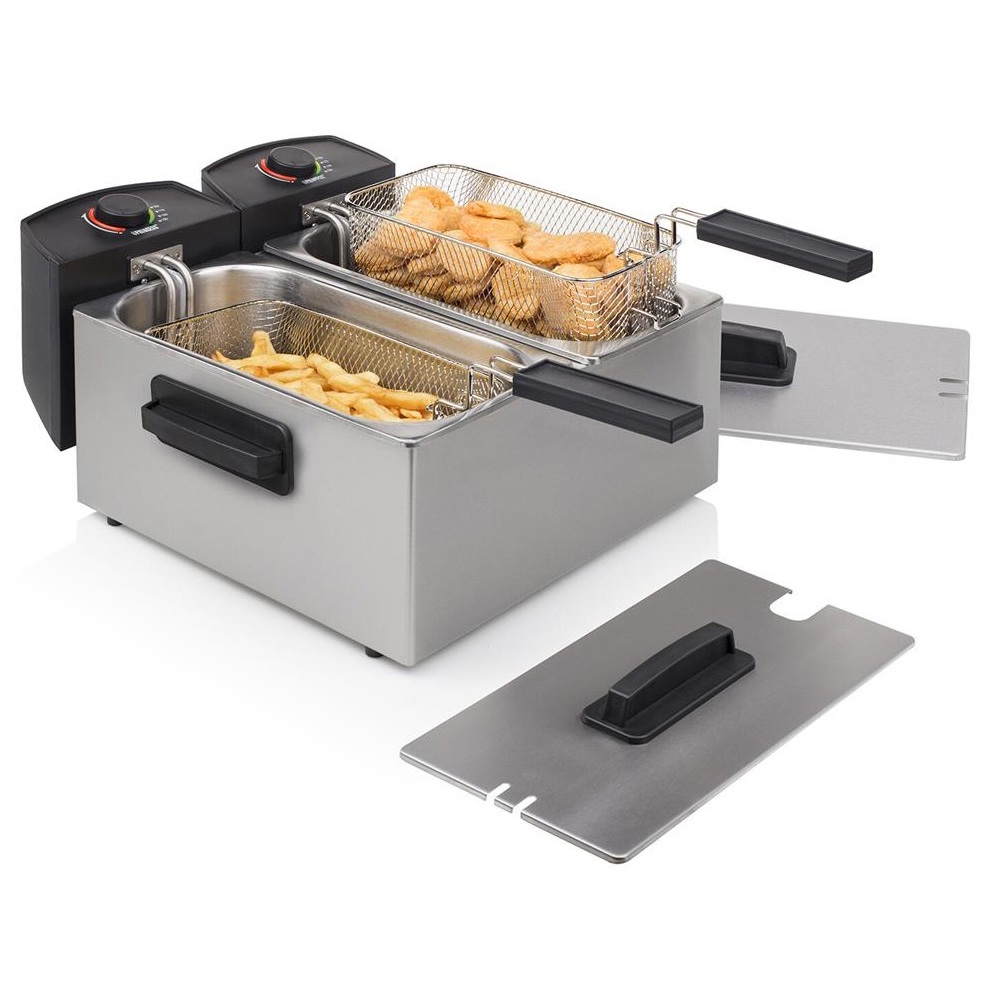 Fries Machine Princess 183123 Double Fryer, 3600W, 6L, Silver
