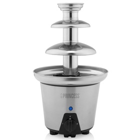 Chocolate Fountain Princess 292998 XL, 90W, 0.7L, Silver