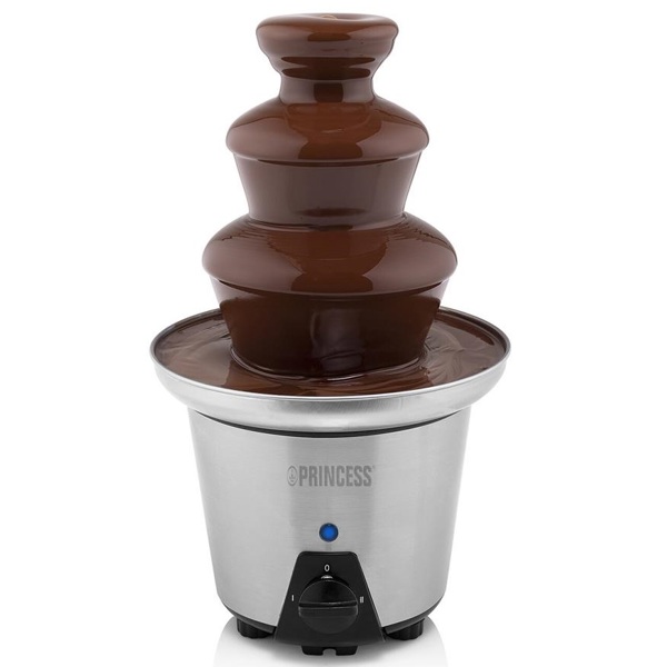 Chocolate Fountain Princess 292998 XL, 90W, 0.7L, Silver