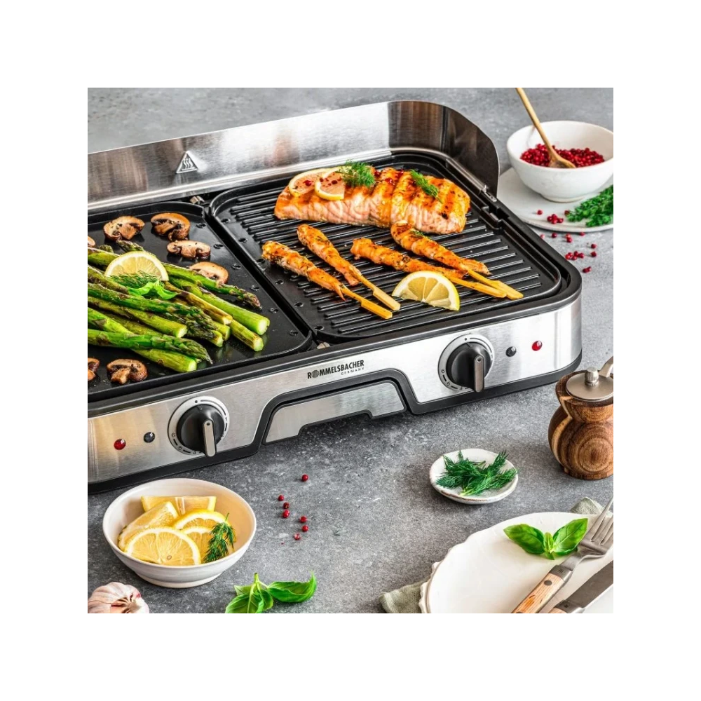 Grill Rommelsbacher BBQ 2005 TABLE TOP, 2000W, Black/Silver