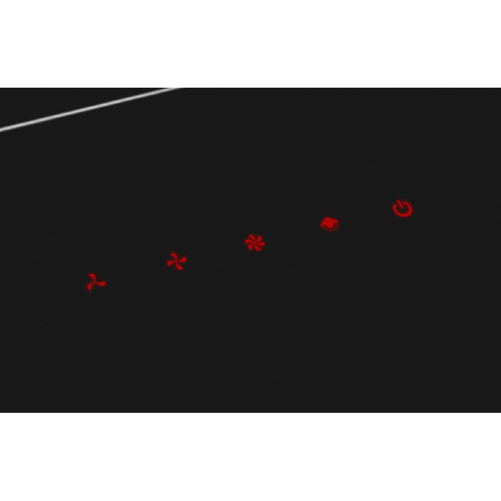 Hood Hansa OKP6547SH, 366m³/h, Black