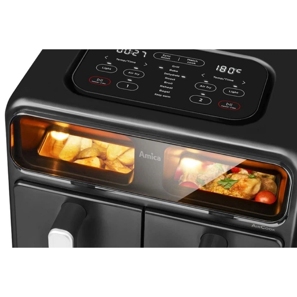 Air Fryer Amica AFM7020, 2400W, 8L, Black