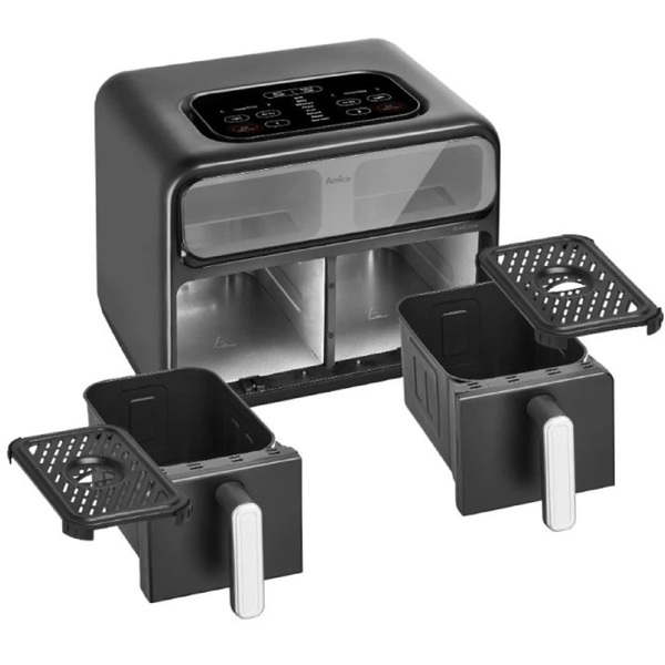 აეროგრილი Amica AFM7020, 2400W, 8L, Air Fryer, Black