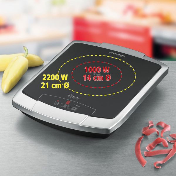 Electric Oven Rommelsbacher CT 2203/TC CERAN, Black/Silver