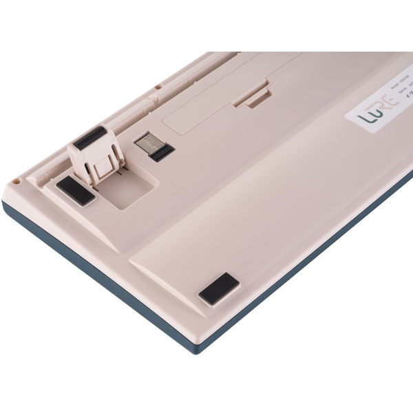 Mechanical Gaming Keyboard Varmilo A03A037D5A0A17A031 Lure VBS108, Crane Cherry MX Silent Red, Wireless, USB, Green