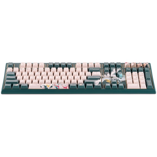 Mechanical Gaming Keyboard Varmilo A03A037D5A0A17A031 Lure VBS108, Crane Cherry MX Silent Red, Wireless, USB, Green
