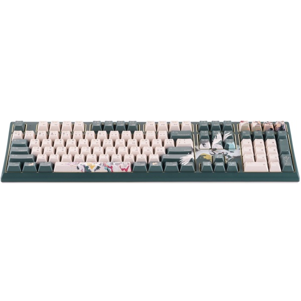 Mechanical Gaming Keyboard Varmilo A03A037D9A0A17A031 Lure VBS108, Crane Kailh, Wired, USB, Green