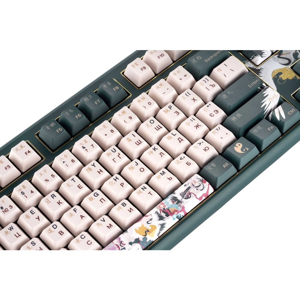 კლავიატურა Varmilo A03A037D9A0A17A031 Lure VBS108, Crane Kailh, Wired, USB, Mechanical Gaming Keyboard, Green