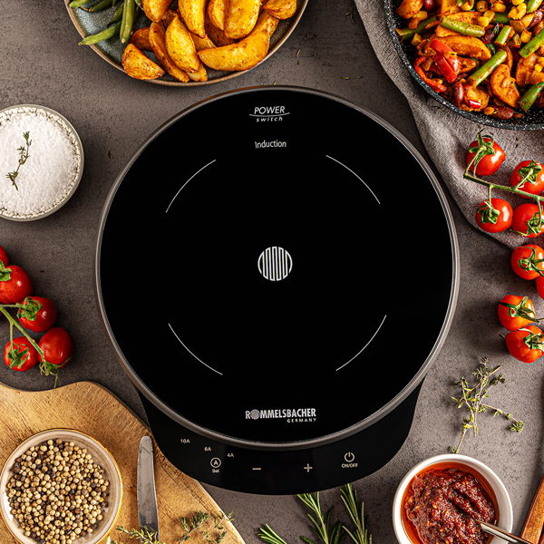Induction Hob Rommelsbacher CTA 1800/IN, Black