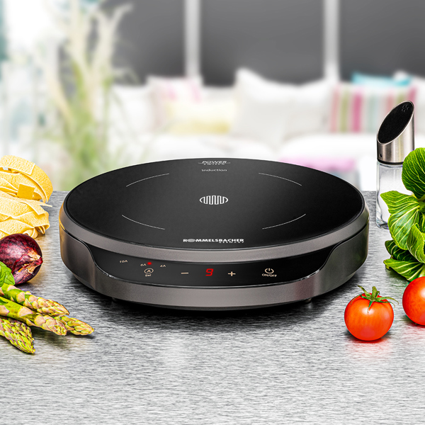 ინდუქციური ქურა Rommelsbacher CTA 1800/IN, Induction Hob, Black