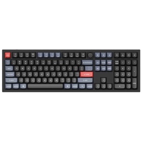 კლავიატურა Keychron Q6M1Z, Gateron G PRO Red, Wired, USB, Mechanical Gaming Keyboard, Black