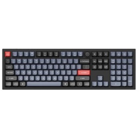 კლავიატურა Keychron Q6M1, Gateron G PRO Red, Wired, USB, Mechanical Gaming Keyboard, Black