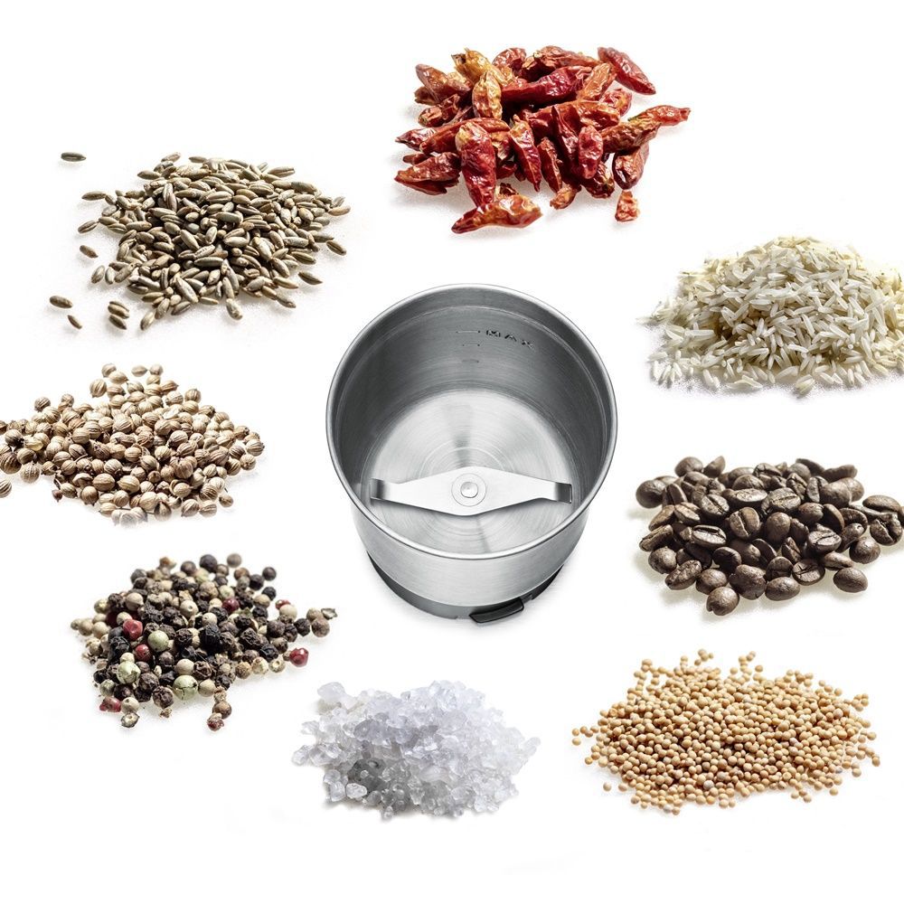 ყავის საფქვავი Rommelsbacher EGK 200, 200W, Spice And Coffee Grinder, Stainless steel