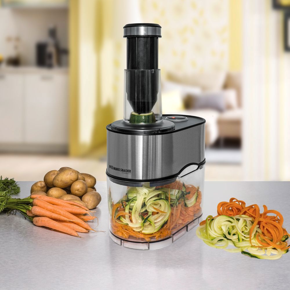 სლაისერი Rommelsbacher EGS 80, 100W, Spiral Slicer, Silver/Black
