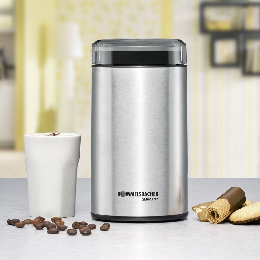 ყავის საფქვავი Rommelsbacher EKM 100, 200W, Coffee Grinder, Stainless Steel