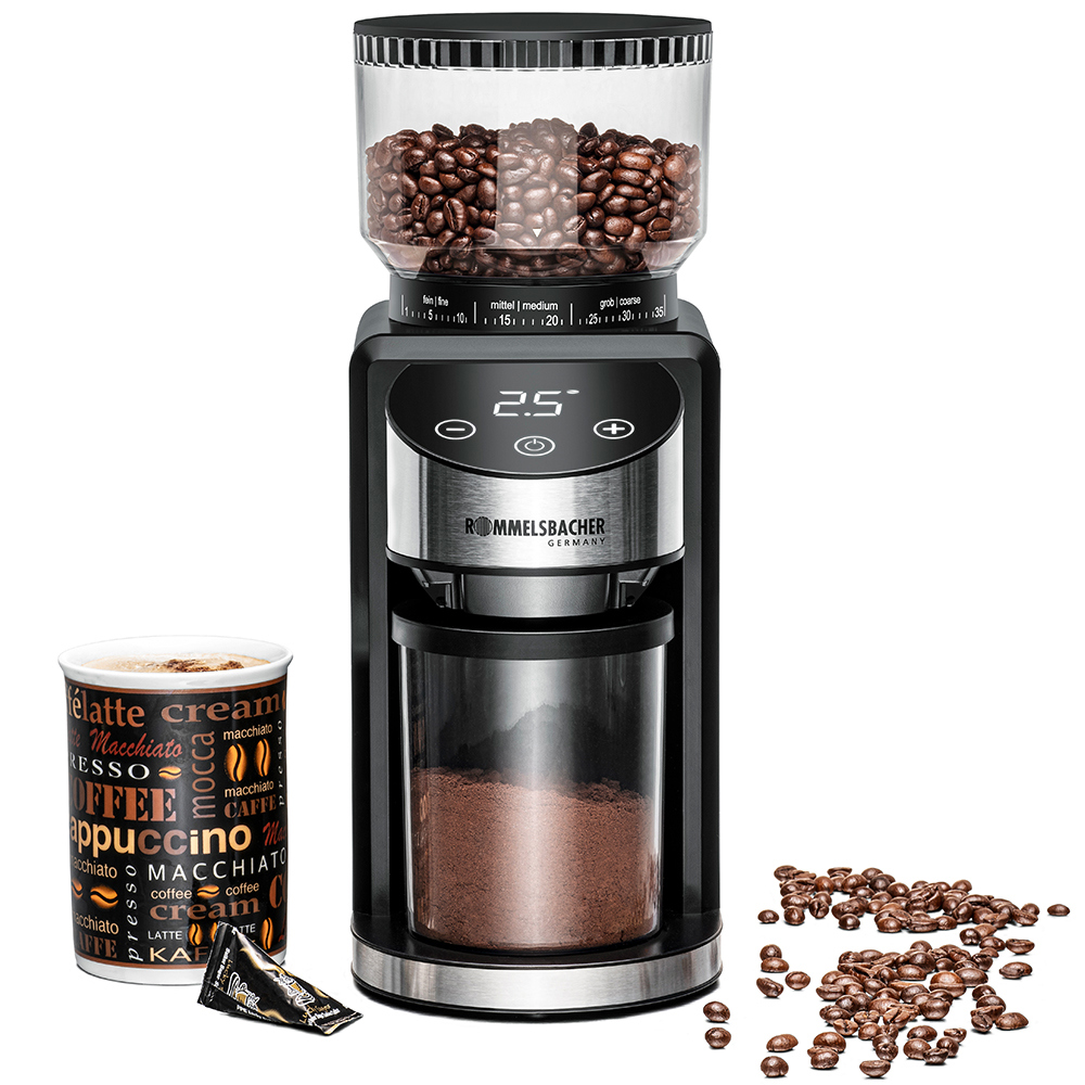 ყავის საფქვავი Rommelsbacher EKM 400, 200W, Coffee Grinder, Black