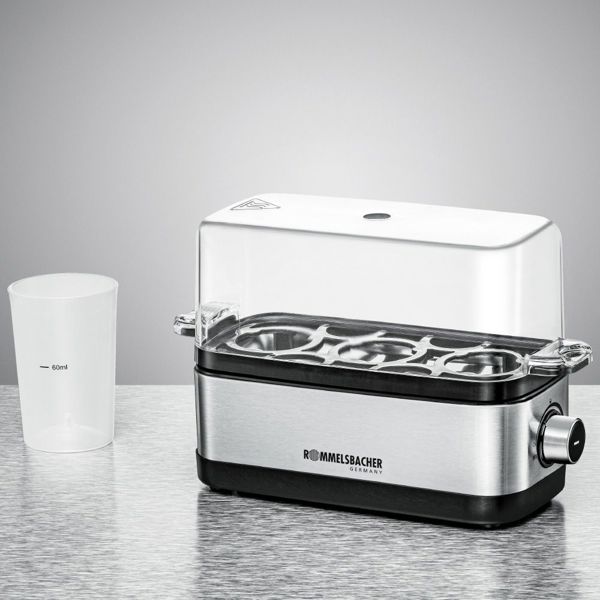 კვერცხის სახარში Rommelsbacher ER 300, 300W, Egg Boiler, Stainless Steel